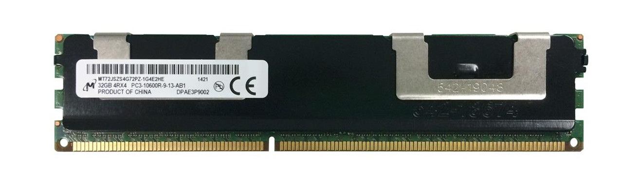 PE234515 Edge Memory 32GB PC3-10600 DDR3-1333MHz ECC Registered CL9 240-Pin DIMM Quad Rank Memory Module