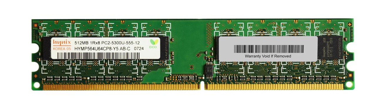 PX975AA-PE Edge Memory 512MB PC2-5300 DDR2-667MHz non-ECC Unbuffered CL5 240-Pin DIMM Single Rank Memory Module