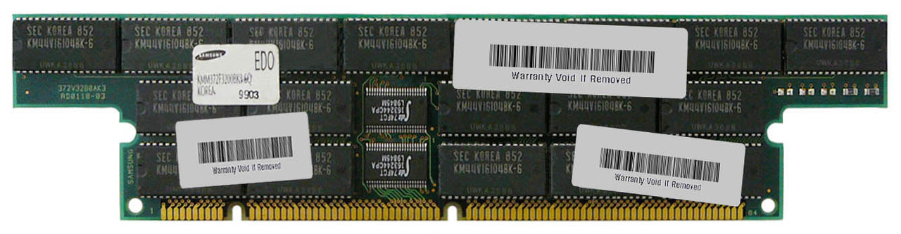 Q3272H8EG636L3B Memory Upgrades 256MB EDO ECC Buffered 60ns 168-Pin DIMM Memory Module