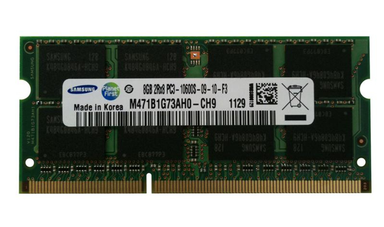 QP013AA-PE Edge Memory 8GB PC3-10600 DDR3-1333MHz non-ECC Unbuffered CL9 204-Pin SoDimm Dual Rank Memory Module