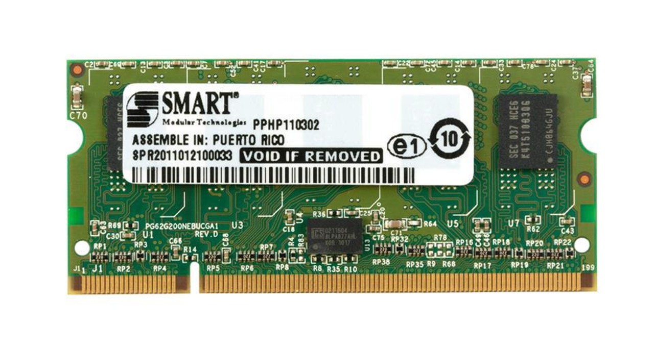 SG540288FG8EWIL Smart Modular 512MB PC2-5300 DDR2-667MHz ECC Registered CL5 200-Pin SoDimm Memory Module