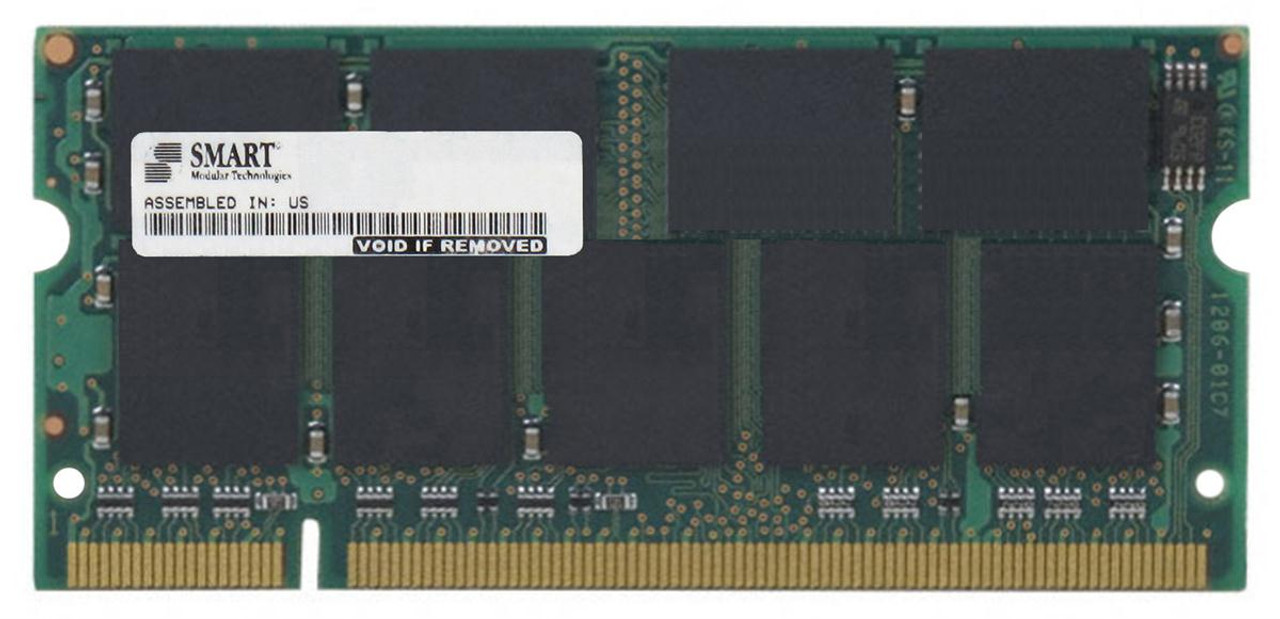 SG572648FG8SZDGSE0 Smart Modular 512MB PC2-5300 DDR2-667MHz ECC Unbuffered CL5 200-Pin SoDimm Memory Module