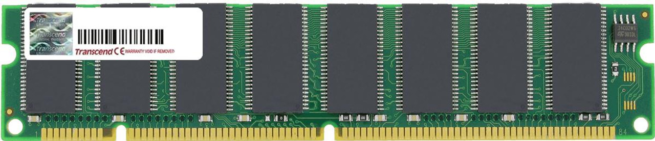 TS128MACE510 Transcend 128MB PC100 100MHz non-ECC Unbuffered CL2 168-Pin DIMM Memory Module