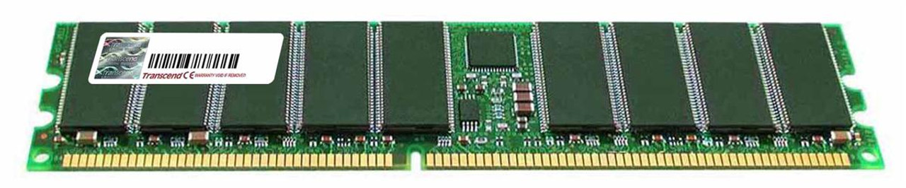 TS1GSU9251 Transcend 1GB PC2700 DDR-333MHz Registered ECC CL2.5 184-Pin Long-DIMM 2.5V Memory for Sun