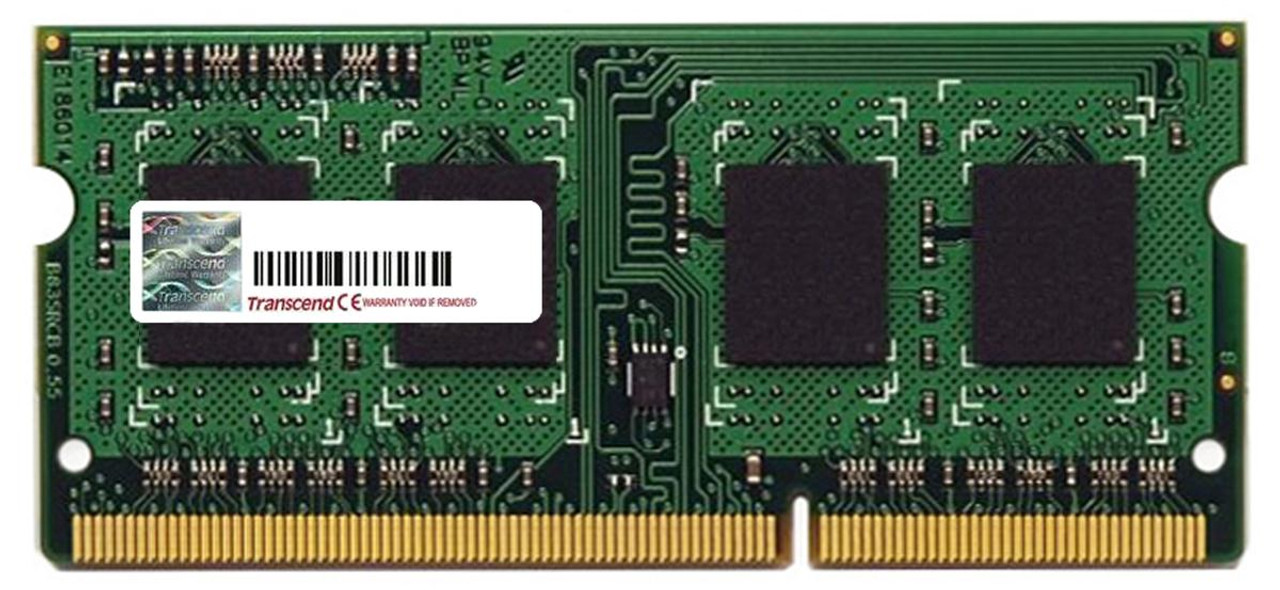 TS8GJMA324H Transcend 8GB PC3-12800 DDR3-1600MHz non-ECC Unbuffered CL11 204-Pin SoDimm Dual Rank Memory Module