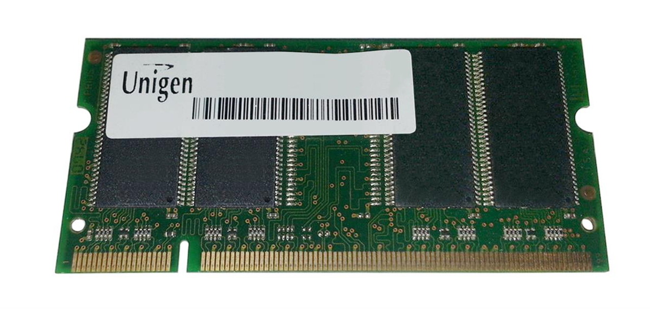 UG064D73Q8LS-DB Unigen 512MB PC1600 DDR-200MHz non-ECC Unbuffered CL2 200-Pin SoDimm Memory Module