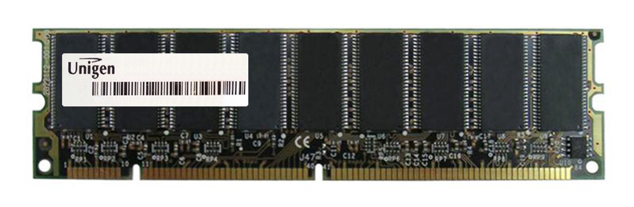 UG516T7448JJ-PL Unigen 128MB PC133 133MHz ECC Unbuffered CL3 168-Pin DIMM Memory Module (16M x 72)