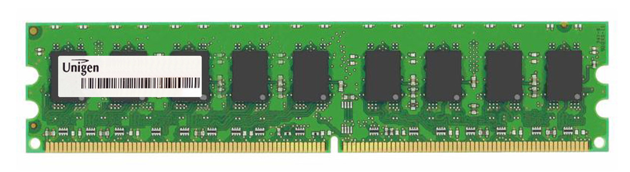 UG64T7200K8DR-6BC Unigen 512MB PC2-5300 DDR2-667MHz ECC Unbuffered CL5 240-Pin DIMM Single Rank Memory Module