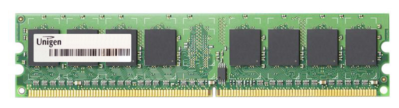 UG64T7200L8DU-6BL Unigen 512MB PC2-5300 DDR2-667MHz non-ECC Unbuffered CL5 240-Pin DIMM Single Rank Memory Module