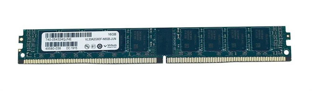 VL33A2G60F-N6SB-JUN Virtium 16GB PC4-17000 DDR4-2133MHz ECC Registered CL15 288-Pin DIMM 1.2V Very Low Profile (VLP) Dual Rank Memory Module