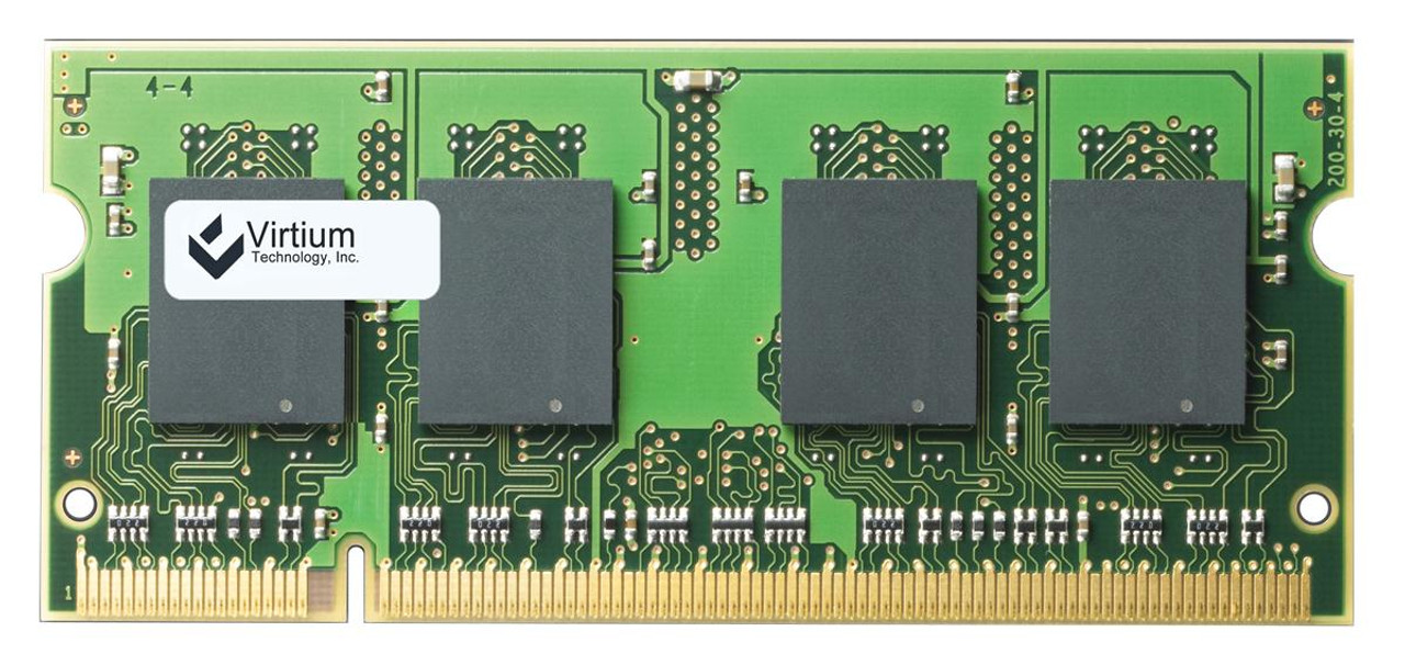 VL470T3253-CC Virtium 256MB PC2-3200 DDR2-400MHz non-ECC Unbuffered CL3 200-Pin SoDimm Memory Module