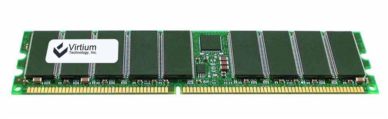 VM383L6423E-BOS Virtium 512MB PC3200 DDR-400MHz Registered ECC CL3 184-Pin DIMM 2.5V Memory Module