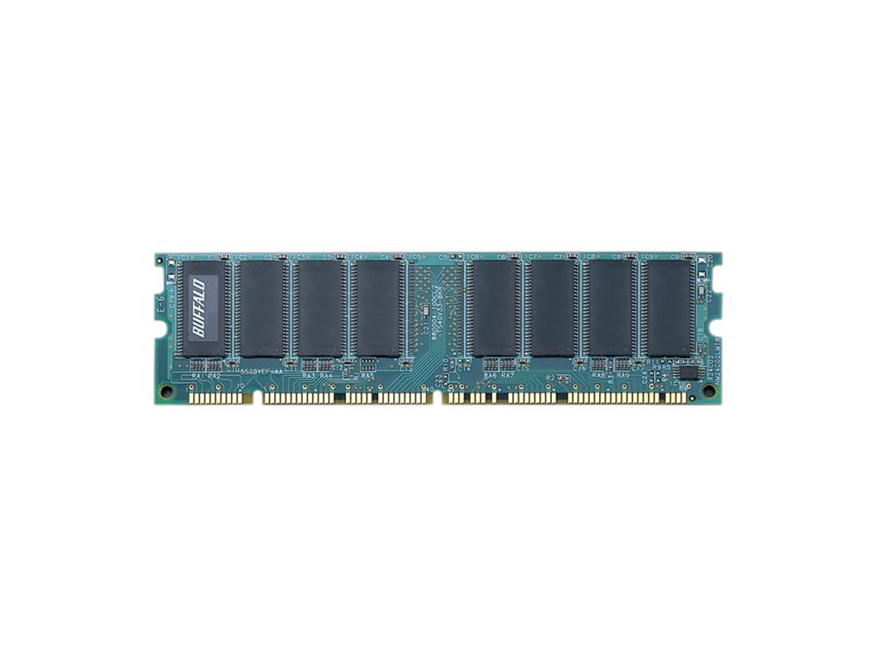 VS133-256MY Buffalo 256MB PC133 133MHz non-ECC Unbuffered CL3 168-Pin DIMM Memory Module
