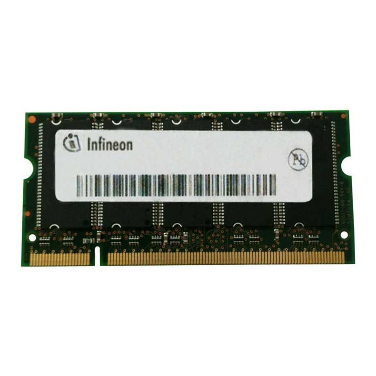 W4W264726XA Infineon 512MB PC2700 DDR-333MHz ECC DDR 200-Pin SoDimm Memory Module