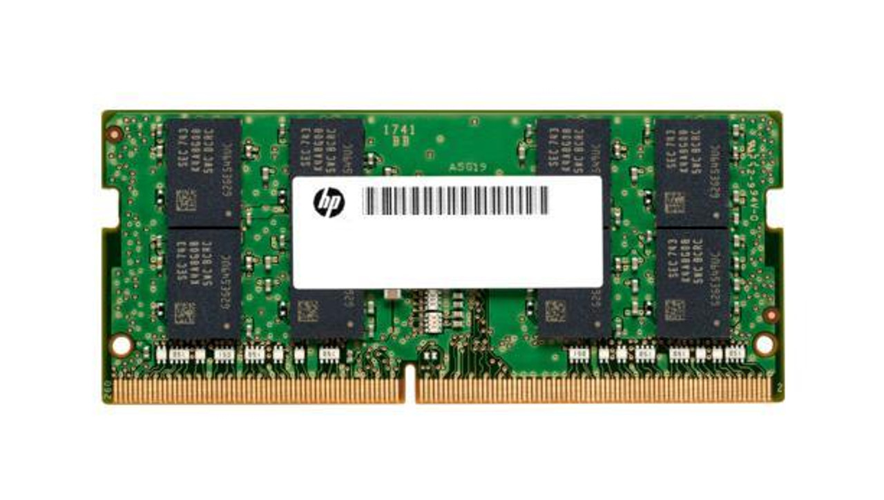 X8V26AV HP 32GB Kit (2 X 16GB) PC4-19200 DDR4-2400MHz non-ECC Unbuffered CL17 260-Pin SoDimm 1.2V Dual Rank Memory