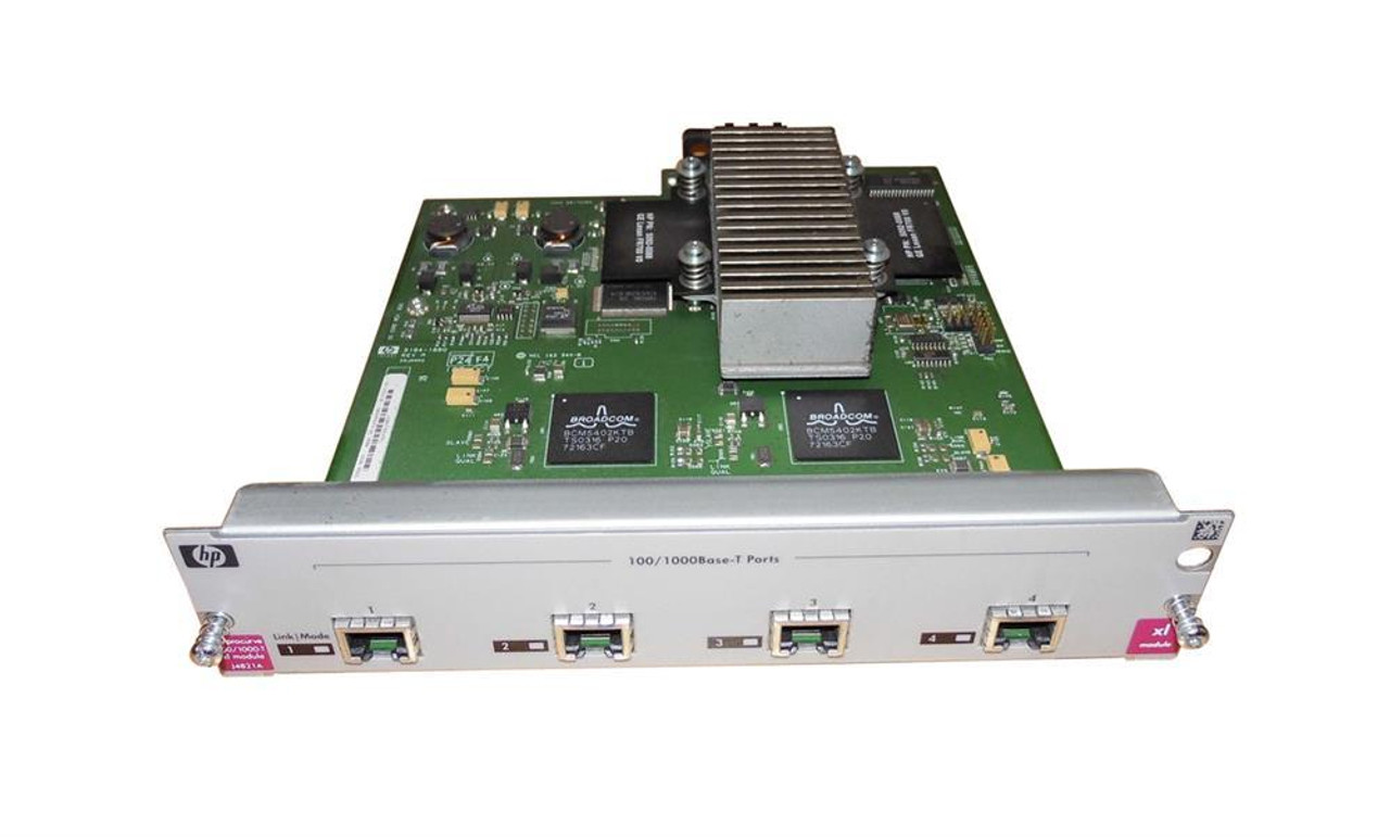 J4821-69101 HP ProCurve 5300xl 4-Port RJ-45 Gigabit Ethernet 100/1000Base-T Switch Expansion Module (Refurbished)