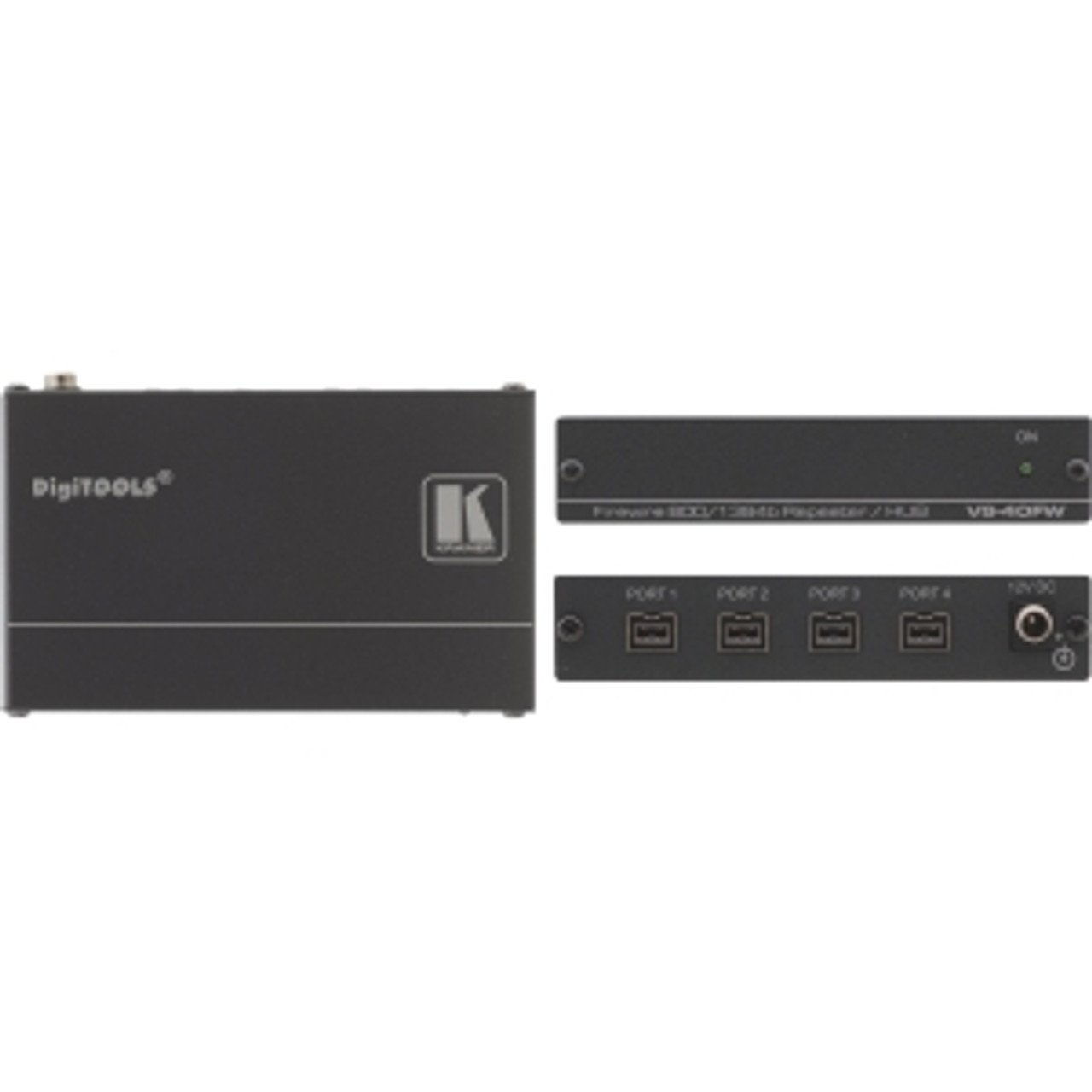 VS-40FW Kramer Electronics Vs-40fw Repeater Wired Rack-Mountable 4-Port Firewire 800 Repeater/Hub