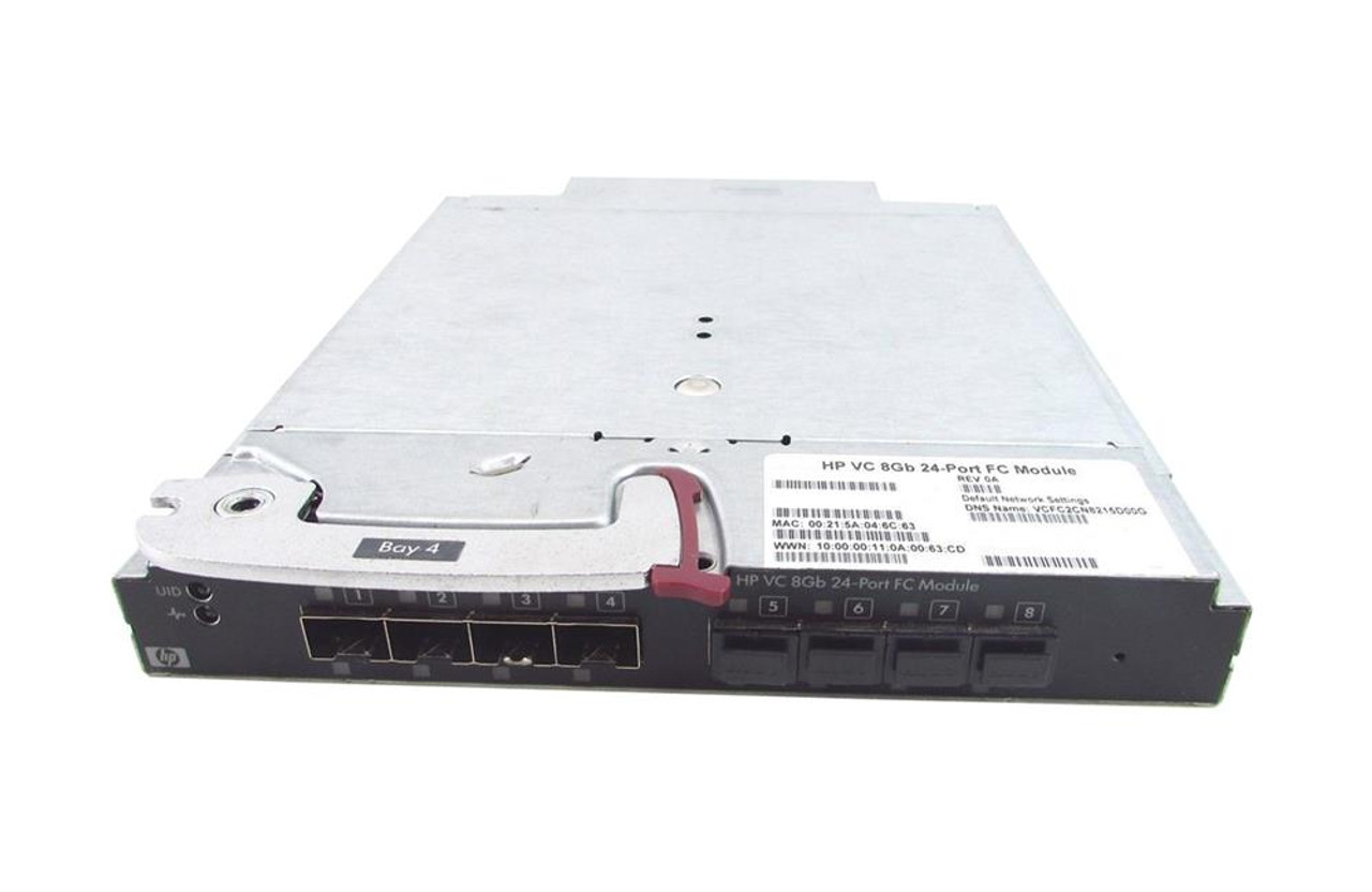 466484-504 HP Virtual Connect 8GB 24-Port Fibre Channel Module for  BladeSystem C-Class Server