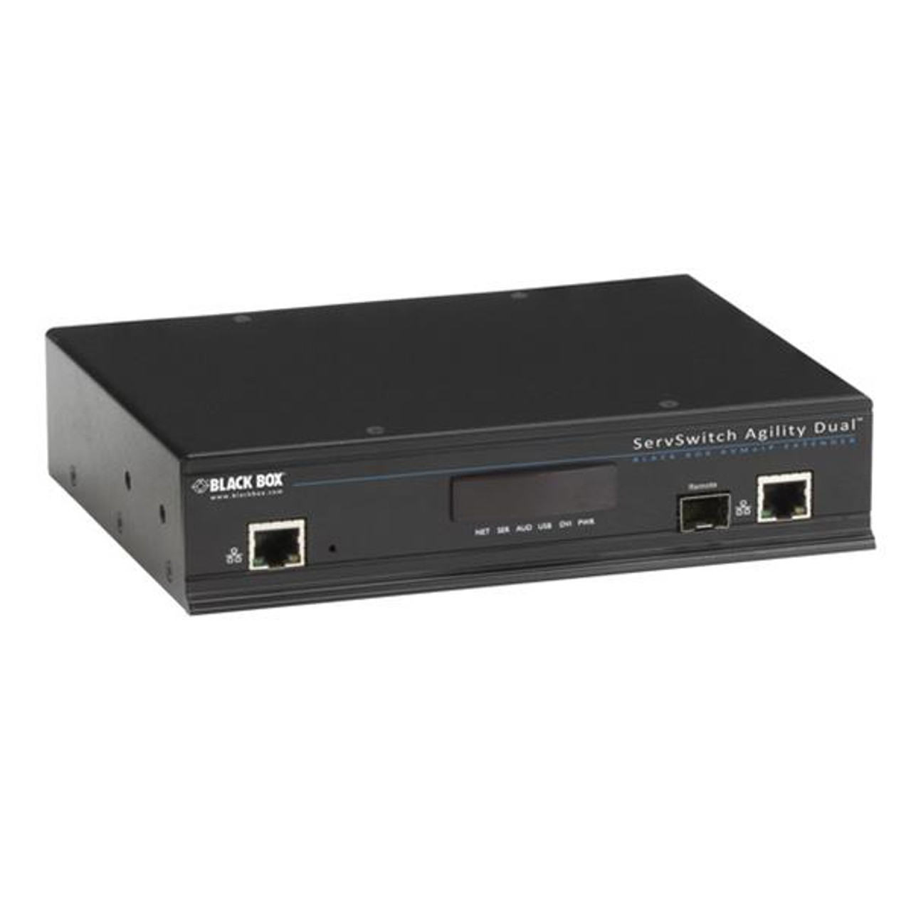 ACR1002A-R Black Box ServSwitch Agility Dual DVI USB and Audio KVM Extender over IP Dual-Head or Dual-Link Receiver