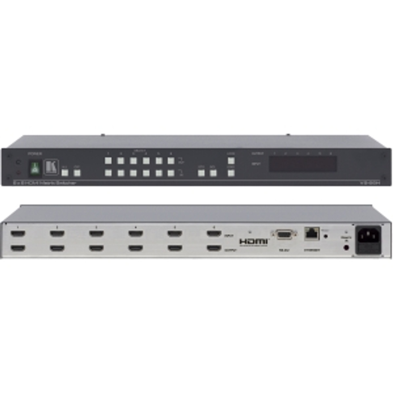 VS-66HDCP Kramer VS-66HDCP Matrix Video Switch 6 x DVI Video In, 6 x DVI Video Out, 1 x DB-9 Serial, 1 x RJ-45 Network 1920 x 1200 WUXGA