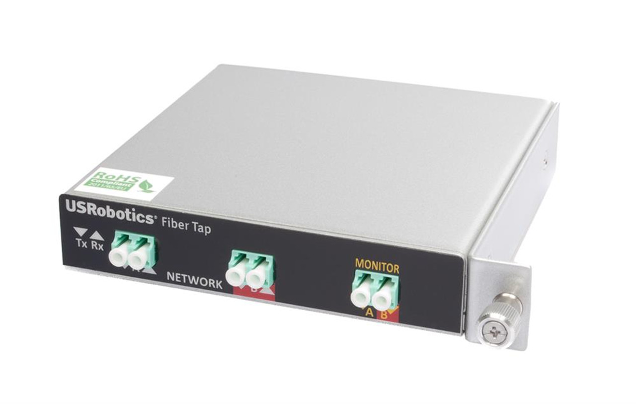 USR4515LC U.S. Robotics 10/1 Gigabit SR/SX Multi-Mode Fiber Network Tap (50 Micron 50/50 Split LC Connectors)