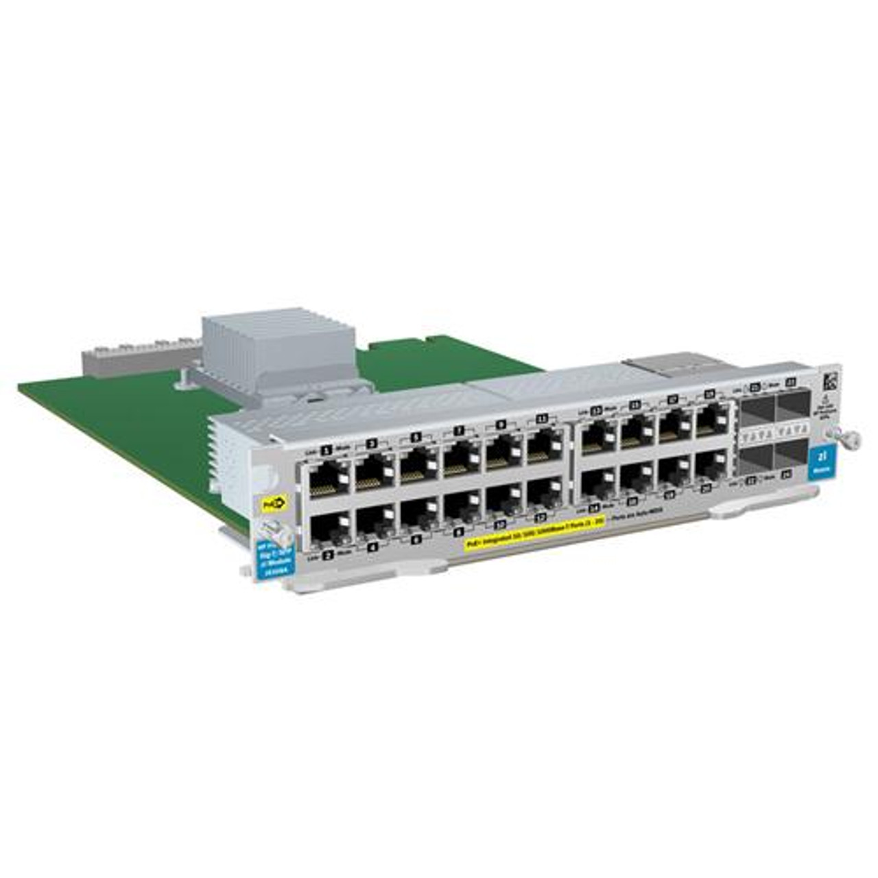 J9308AR-RNS HP ProCurve 20-Ports 10/100/1000Base-T RJ-45 PoE Gigabit Switching Module with 4x SFP (mini-GBIC)