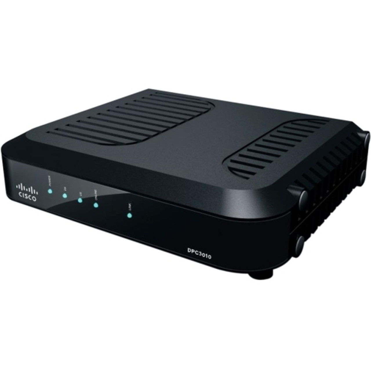 4027668 Cisco DPC3010 DOCSIS 3.0 Cable Modem 1 x RJ-45 10/100/1000Base-T Network LAN, 1 x F-type 320 Mbps External (Refurbished)