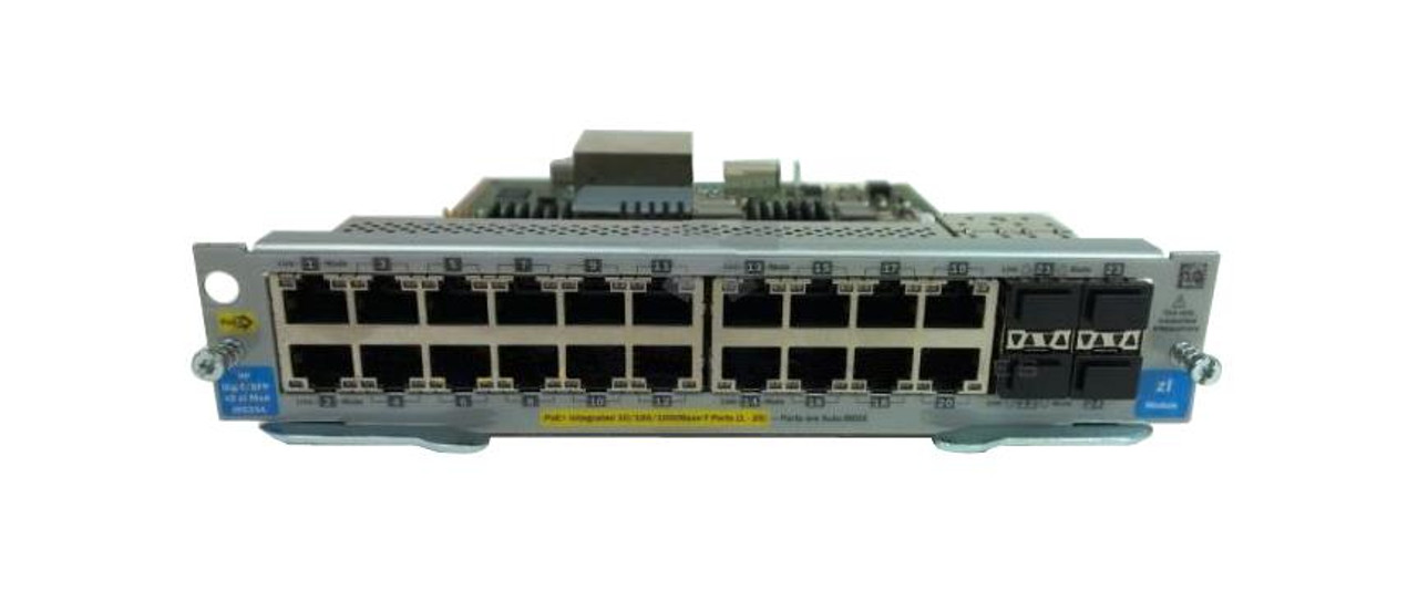 J9535-61001 HP ProCurve 20-Ports Gigabit PoE + 4-Ports SFP v2 zl Expansion Module (Refurbished)