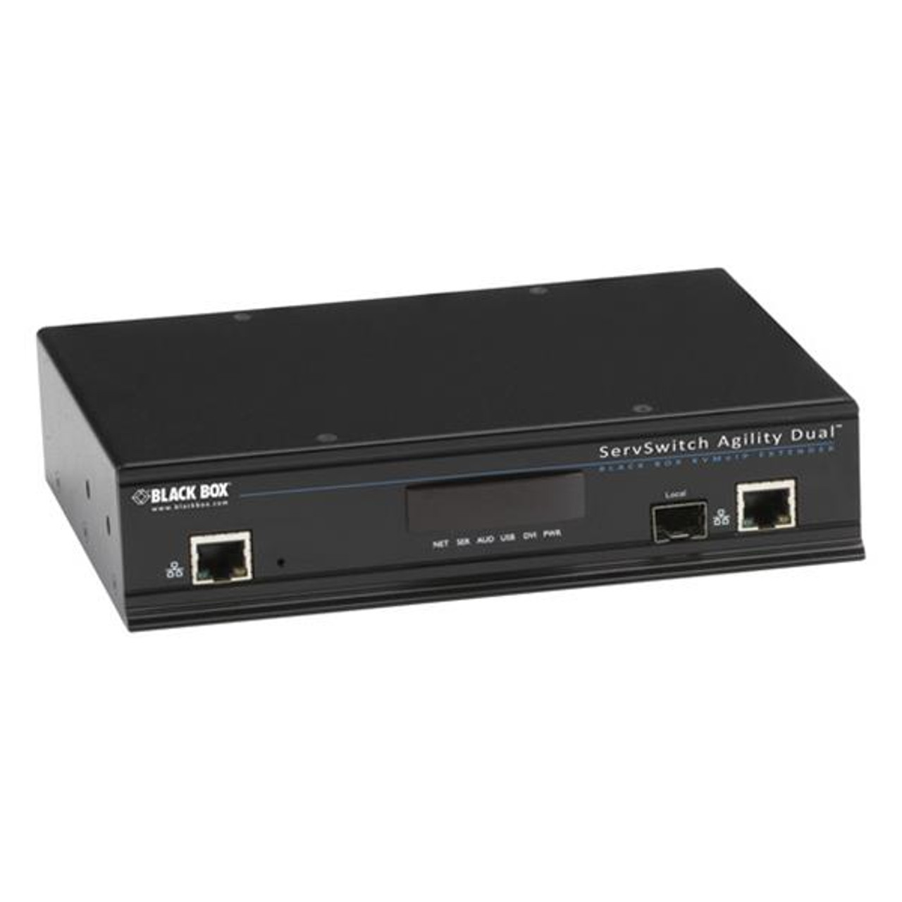 ACR1002A-T Black Box ServSwitch Agility Dual DVI USB and Audio KVM Extender over IP Dual-Head or Dual-Link Transmitter