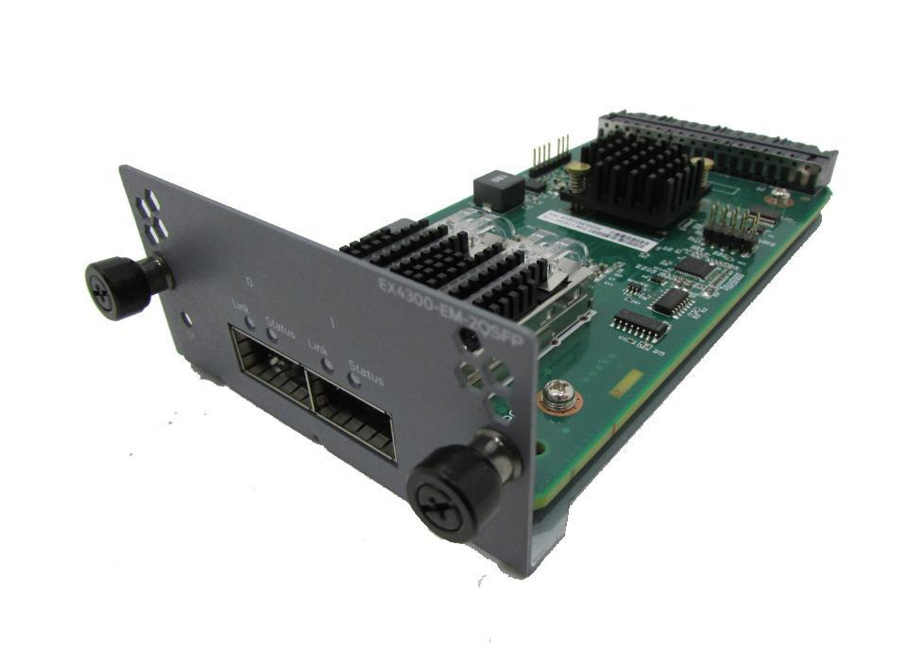 EX-UM-2QSFP Juniper Ex4300 2-Ports 40 Gigabit Ethernet QSFP+ Uplink Module for EX4300-32F and EX4300-32F-DC (Refurbished)