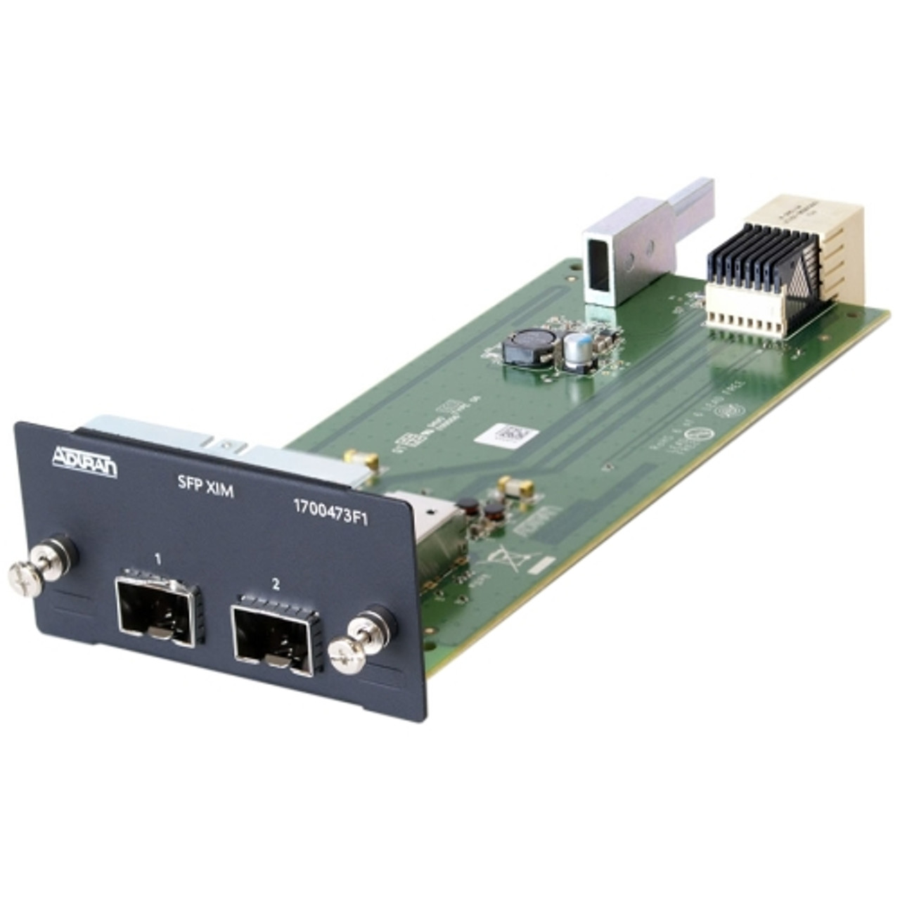 1700473F1 Adtran NetVanta Dual SFP XAUI Interface Module (XIM) 2 x SFP (mini-GBIC)/SFP+ (Refurbished)