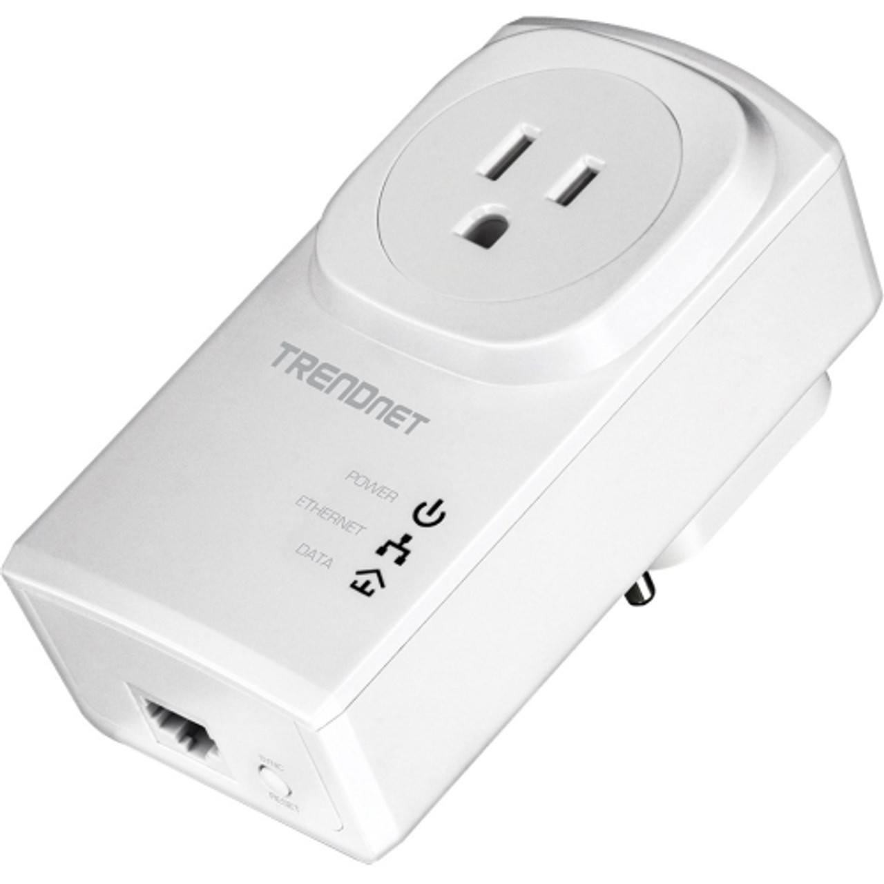 TPL-407E TRENDnet Powerline 500 Av Nano Adapter With Build In Outlet