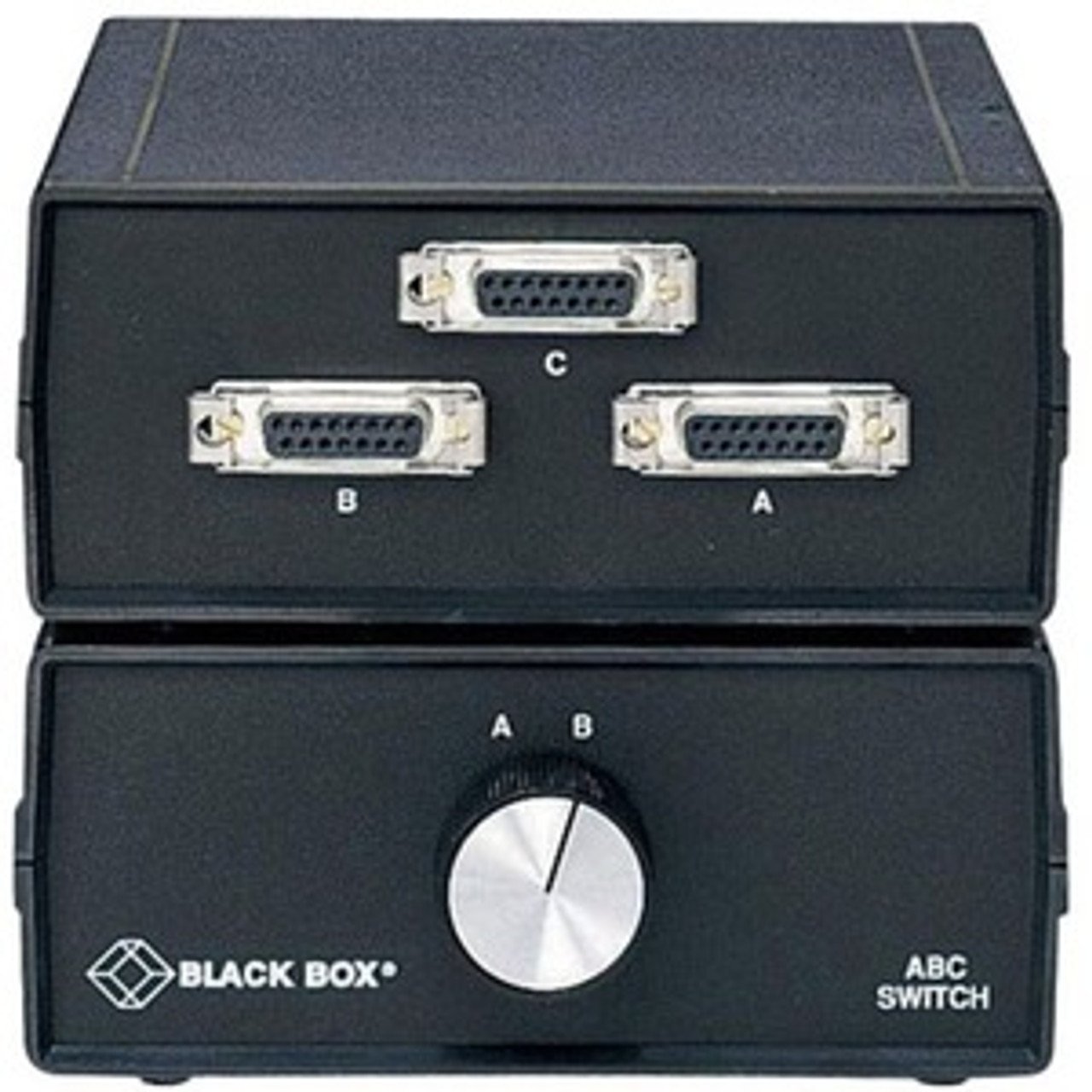 SW045A-FFF Black Box DB15 2 to 1 Ethernet Transceiver Manual Switch