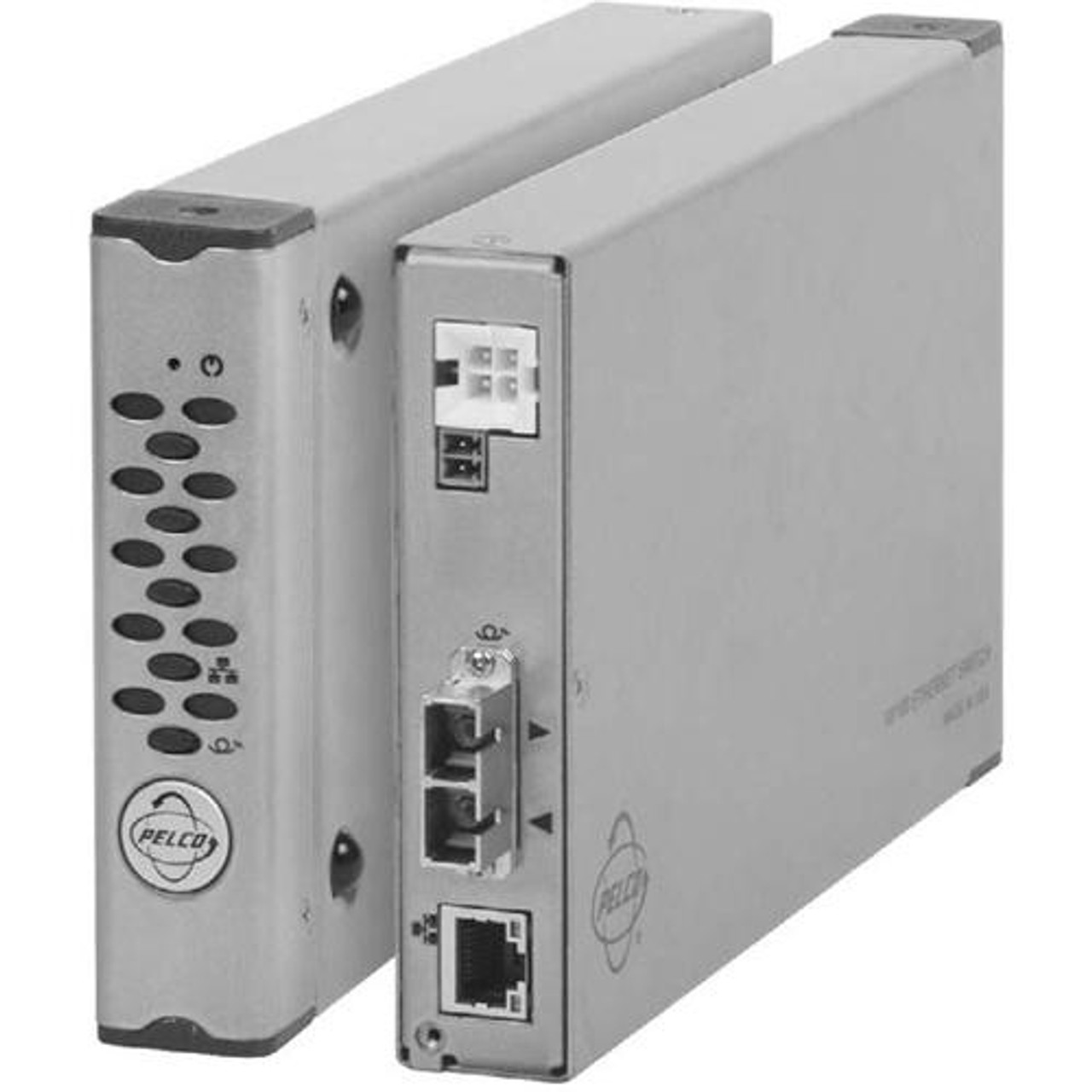 CX82012MSTR-2 Pelco CX82012MSTR-2 Unmanaged Ethernet Switch 3 Ports 1 x RJ-45 2 x ST 10/100Base-TX, 100Base-FX