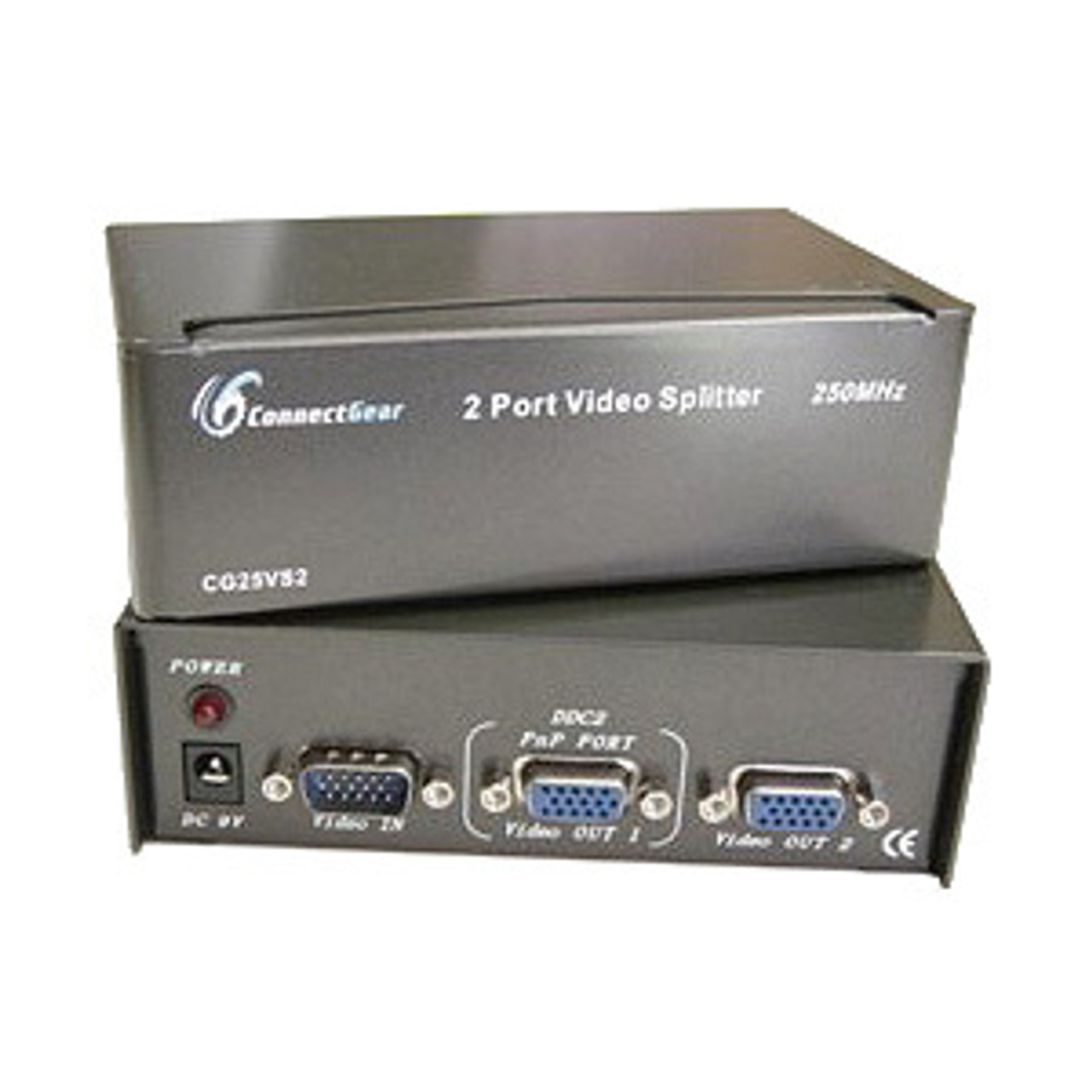 CG25VS2 Linksys 4-Port Video Signal Splitter 150MHz Up to 1600x1200 Resolution (Refurbished)
