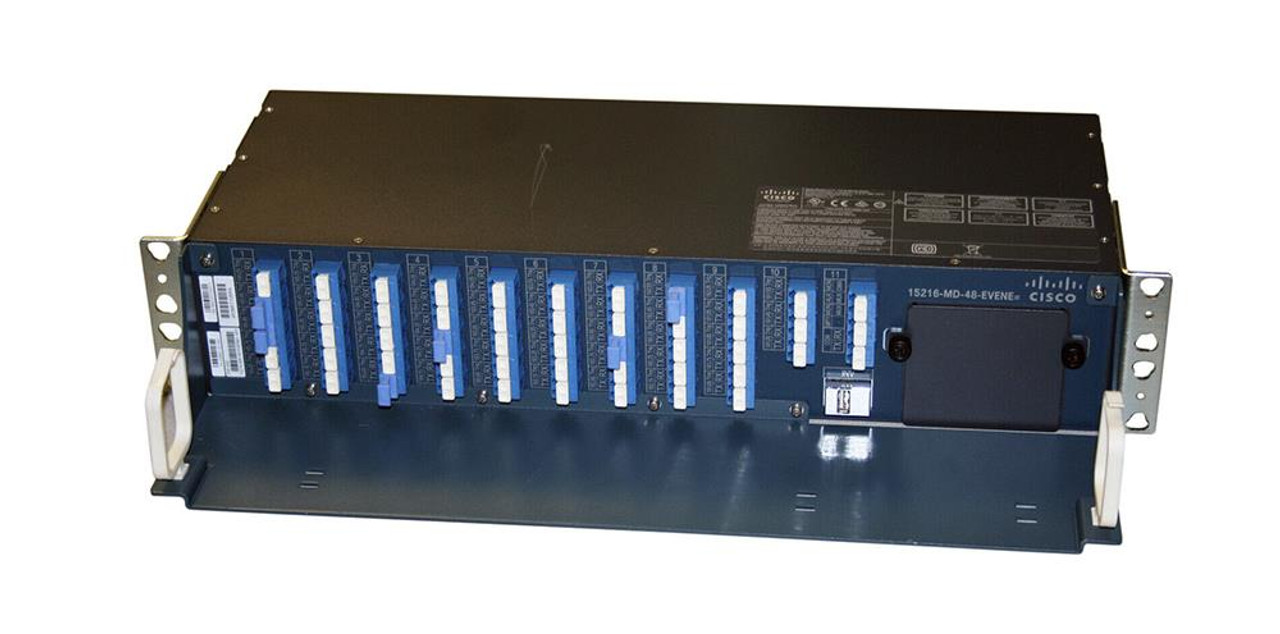 15216-MD-48-EVENE= Cisco ONS 15216 48ch Mux/DeMux Patch Panel Even extended bandwidth (Refurbished)