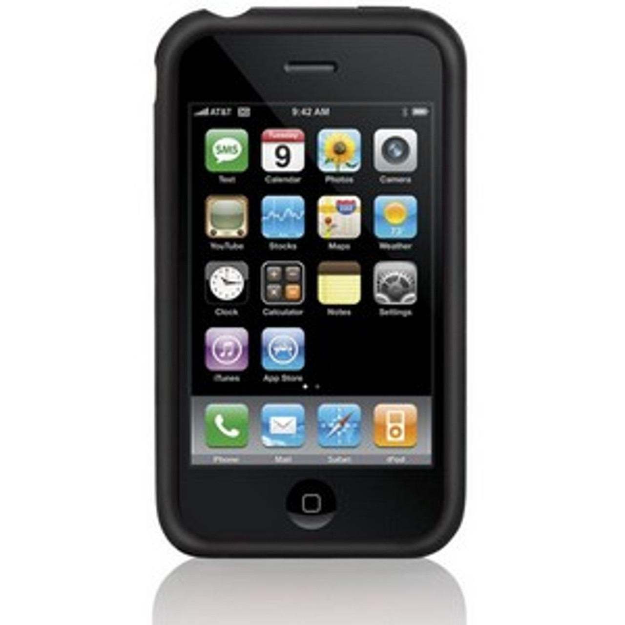 F8Z342TT Belkin Cell Phone Skin Silicone Black, Infrared (Refurbished)