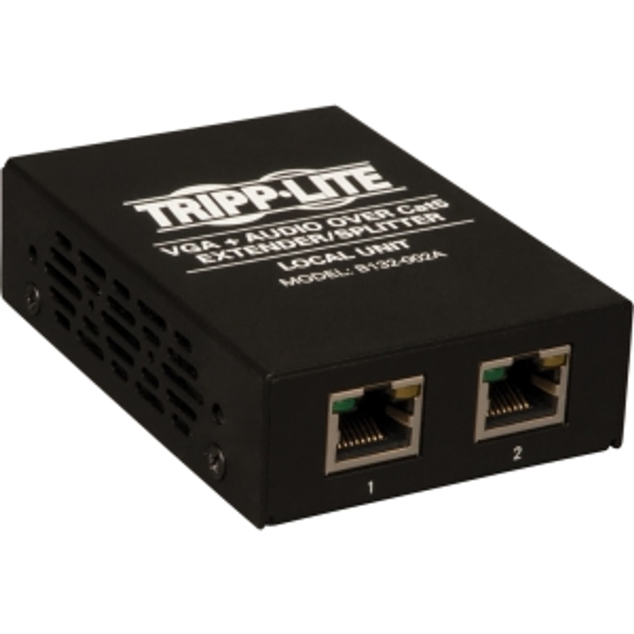 B132-002A Tripp Lite 2port Vga & Audio Over Cat5 Perp Extender / Splitter