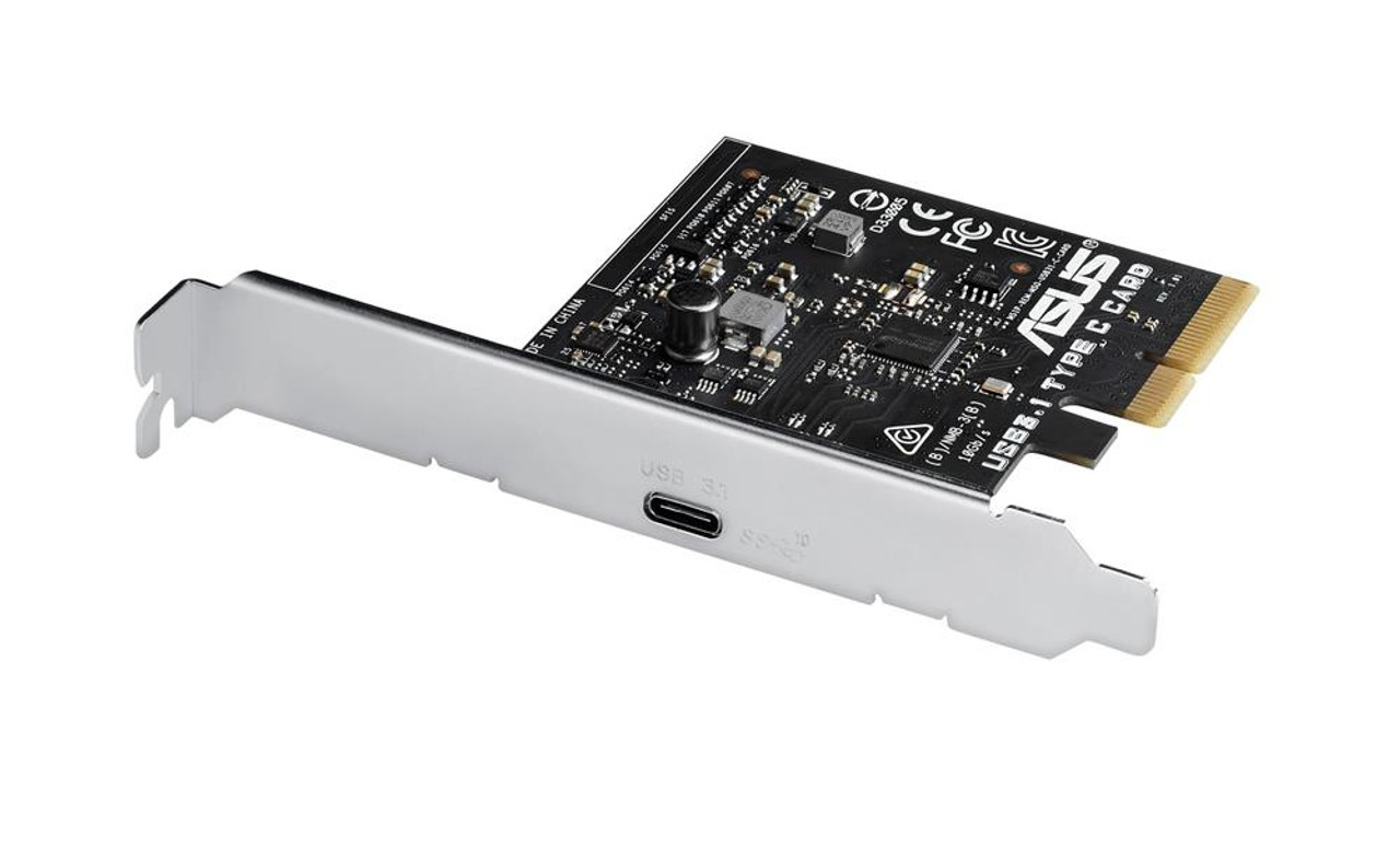 90MC03D0-M0EAY0 ASUS 1-Port USB Type-C Card PCI 2.0 x4 - USB Adapter