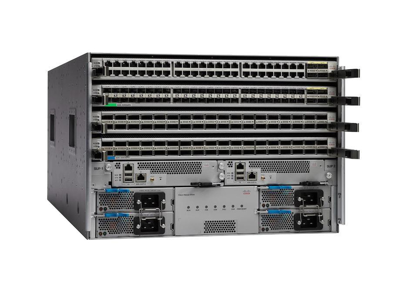 C1-N9K-C9504 Cisco ONE Nexus 9504 Chassis with 4 Line Card Slots (Refurbished)