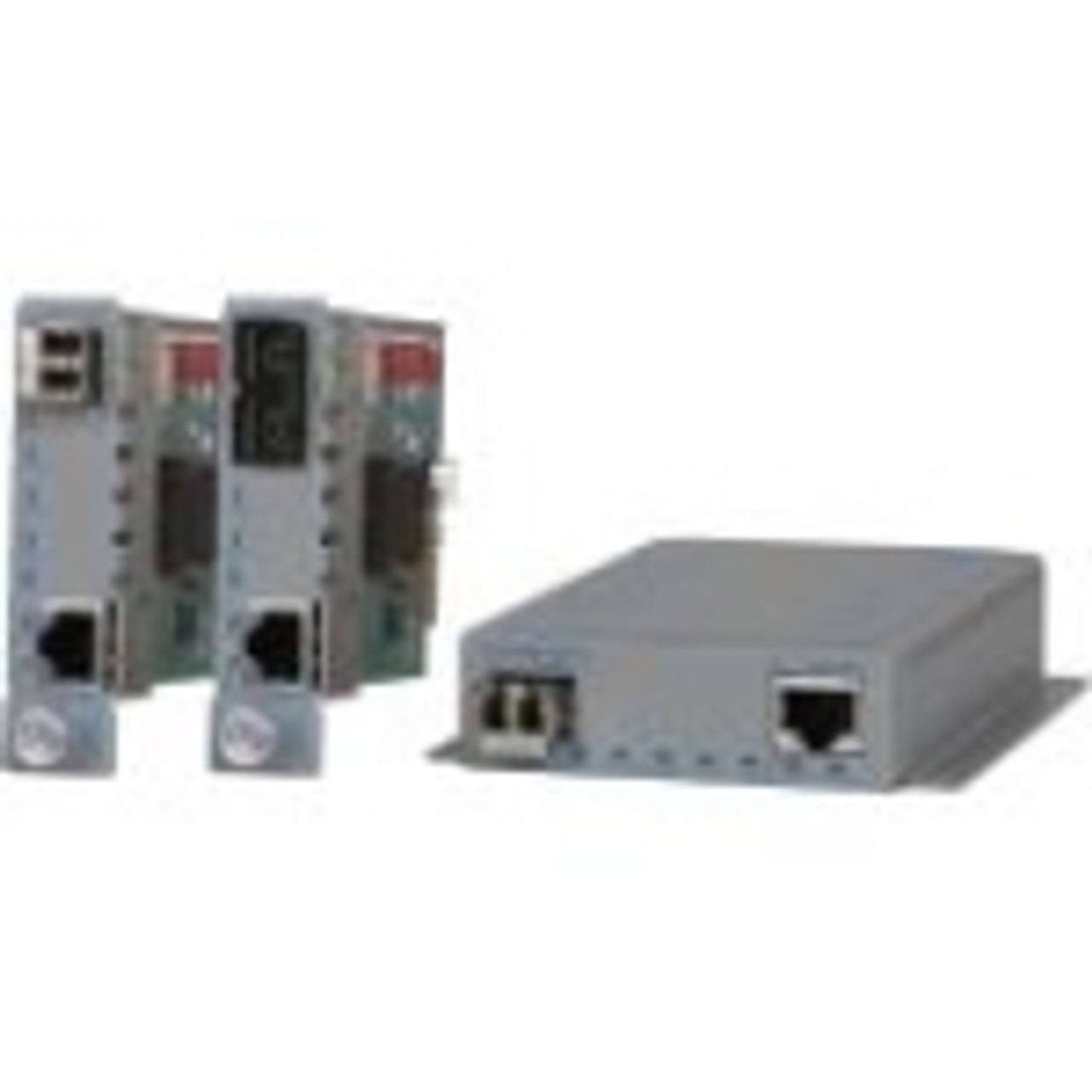 8523N-2 Omnitron Systems iConverter GX/T2 Transceiver/Media Converter 1 x Network (RJ-45) 1 x SC Ports DuplexSC Port Single-mode Gigabit Ethernet