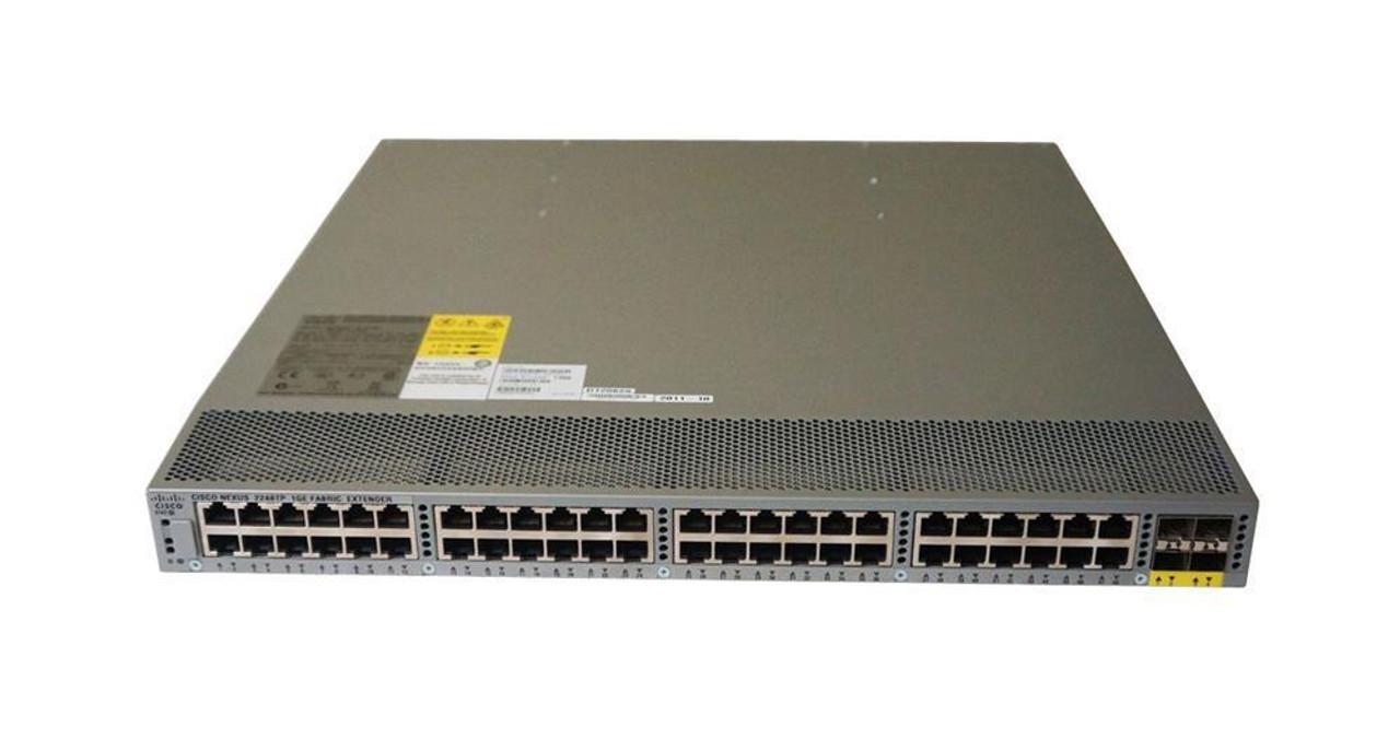 N2K-C2248TF-E-1GE Cisco Nexus 2248TP-E with 8 FET (2 AC PS 1 Fan (Std Airflow)) (Refurbished)