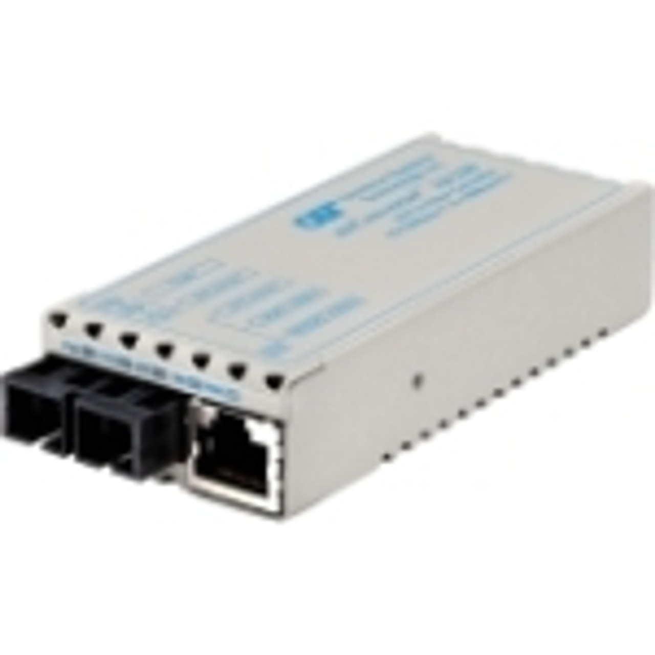1122-0-2 miConverter 10/100 Plus Ethernet Fiber Media Converter RJ45 SC Multimode 5km 1 x 10/100BASE-TX, 1 x 100BASE-FX, Univ. AC Powered,