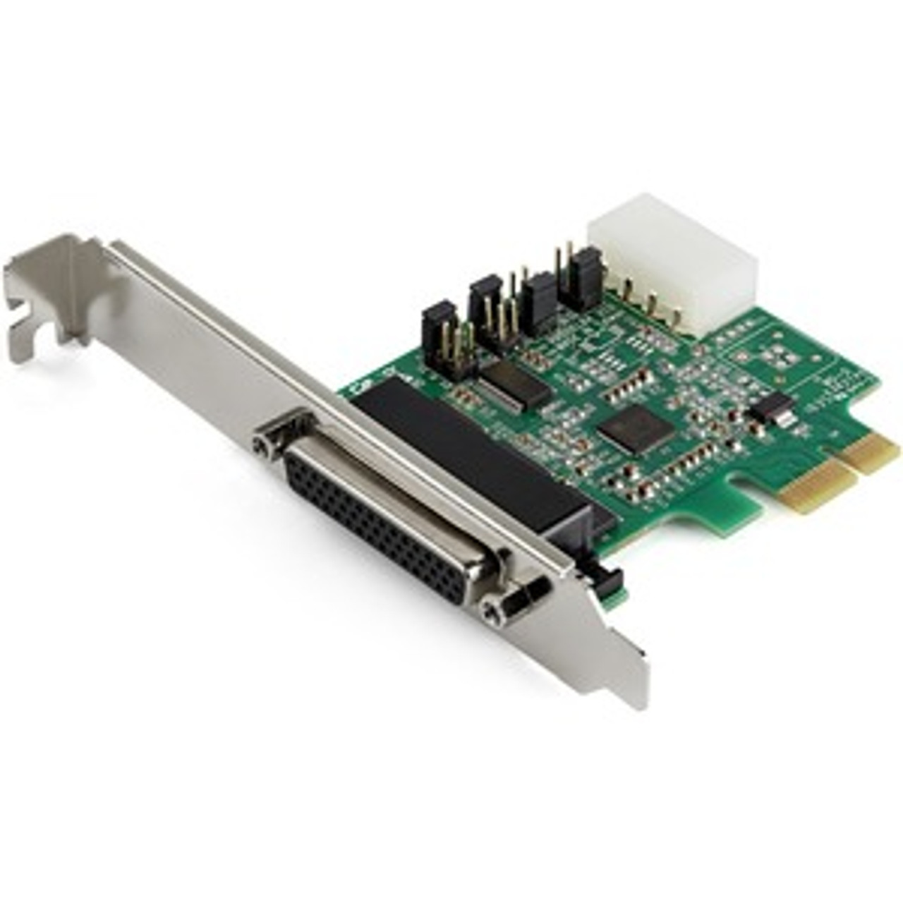 PEX4S953 StarTech 4-Port PCI Express RS232 Serial Adapter Card - 16950 UART - 256-byte FIFO Cache - ASIX AX99100 - Full Profile Bracket - Replacement for