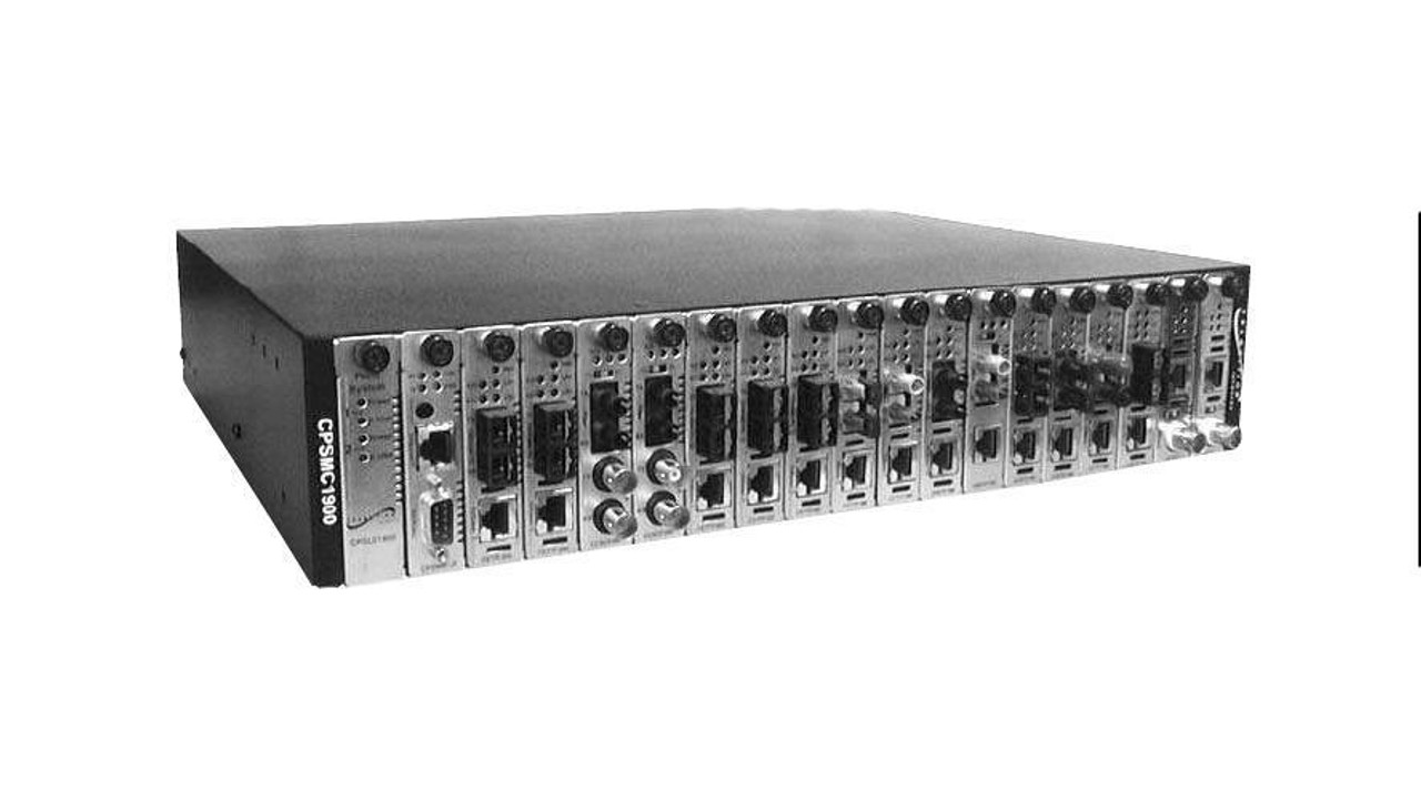 CPSMC1900-110 Transition Networks 19-slot Point System Chassis W/o Power Supply Module