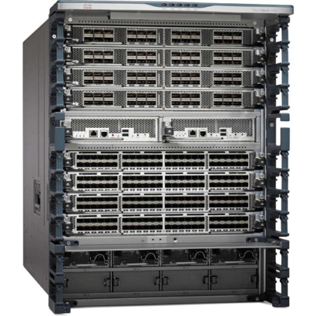 C1-N7710-B23S2E-R Cisco ONE Nexus 7700 10x Expansion Slots Manageable Rack-Mountable 14U Layer2 Chassis with 2xSUP2E and 3xFAB2 (Refurbished)