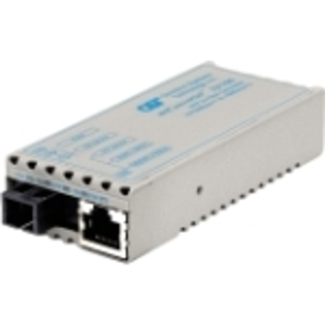 1130-1-1 miConverter 10/100 Plus Ethernet Single-Fiber Media Converter RJ45 SC Single-Mode BiDi 20km 1 x 10/100BASE-TX, 1 x 100BASE-BX-U (1310/1550), US AC