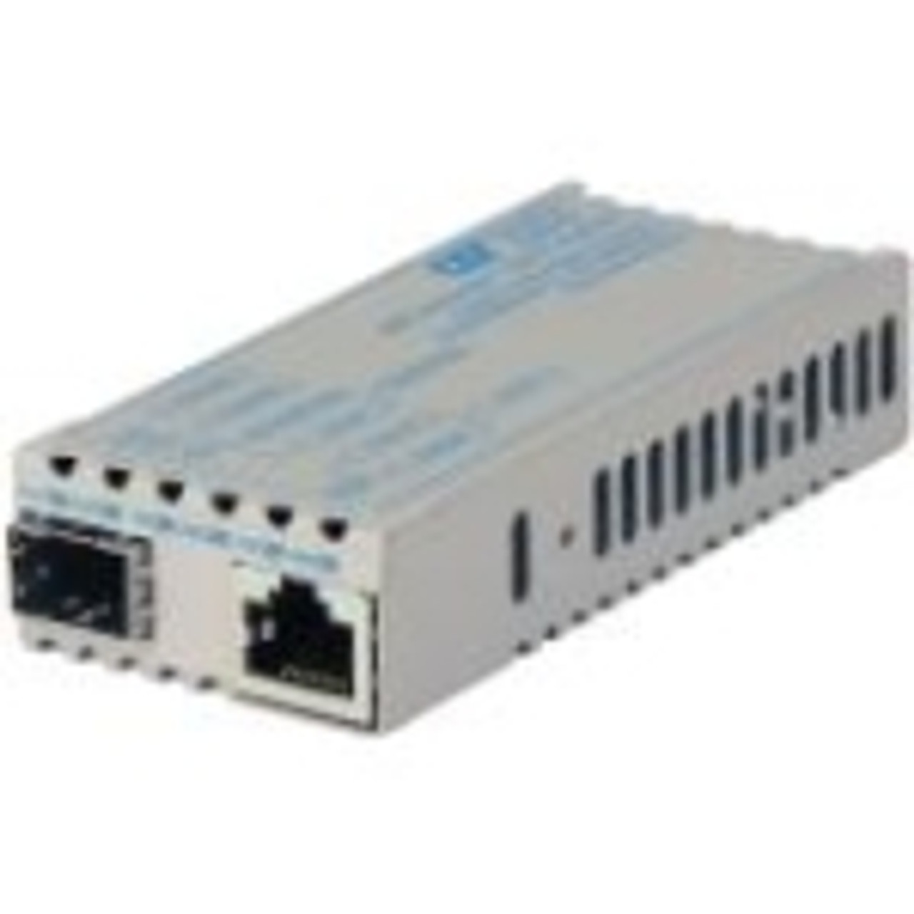 1239D-0-01 miConverter PoE/PD 10/100/1000 Gigabit Ethernet Fiber Media Converter RJ45 SFP 1 x 10/100/1000BASE-T, 1 x 100/1000BASE-X (SFP), US AC & PoE Powered,