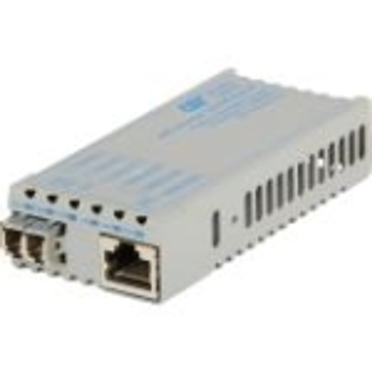 1106D-0-01 miConverter PoE/PD 10/100 Ethernet Fiber Media Converter RJ45 LC Multimode 5km 1 x 10/100BASE-TX, 1 x 100BASE-FX, US AC & PoE Powered,