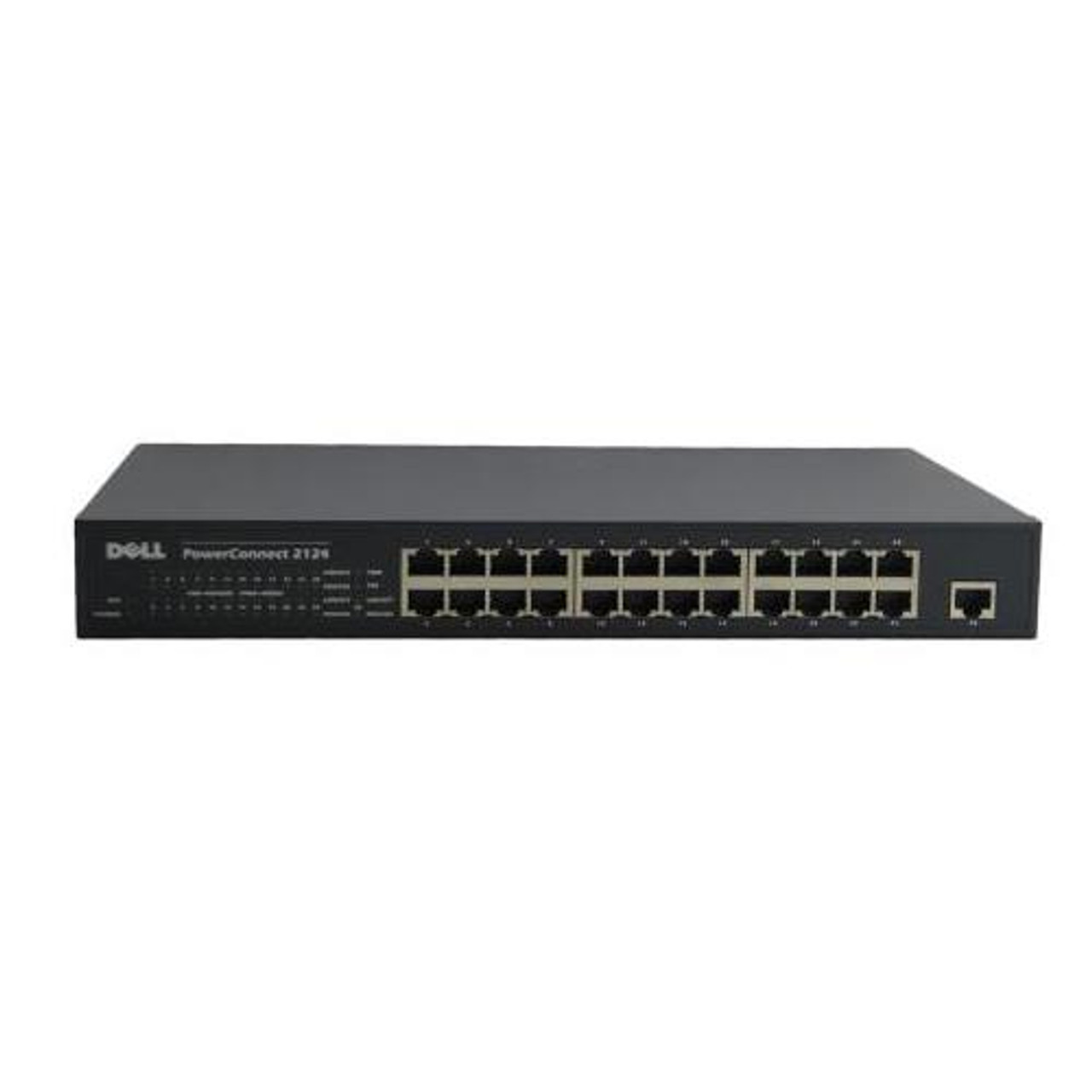 3N347 Dell PowerConnect 2124 24-Ports Fast 10/100BaseT + 1-Port 10/100/1000BaseT Ethernet Network Switch